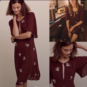 Anthropologie Firefly Beaded Dress